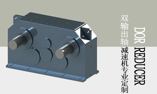 光亮爐生產(chǎn)線(xiàn)傳動(dòng)定制雙輸出減速機(jī)